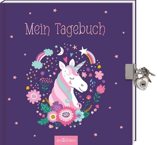 Mein Tagebuch - Einhorn (mit Schloss) - 