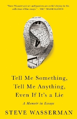 Tell Me Something, Tell Me Anything, Even If It's a Lie - Steve Wasserman