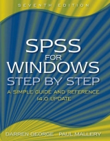 SPSS for Windows Step-by-Step - George, Darren; Mallery, Paul