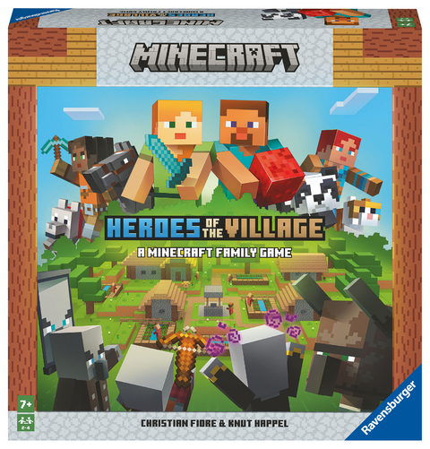 Ravensburger 20914 Minecraft Heroes of the Village – Kooperatives Familienspiel für 2-4 Spieler ab 7 Jahren - Christian Fiore, Knut Happel