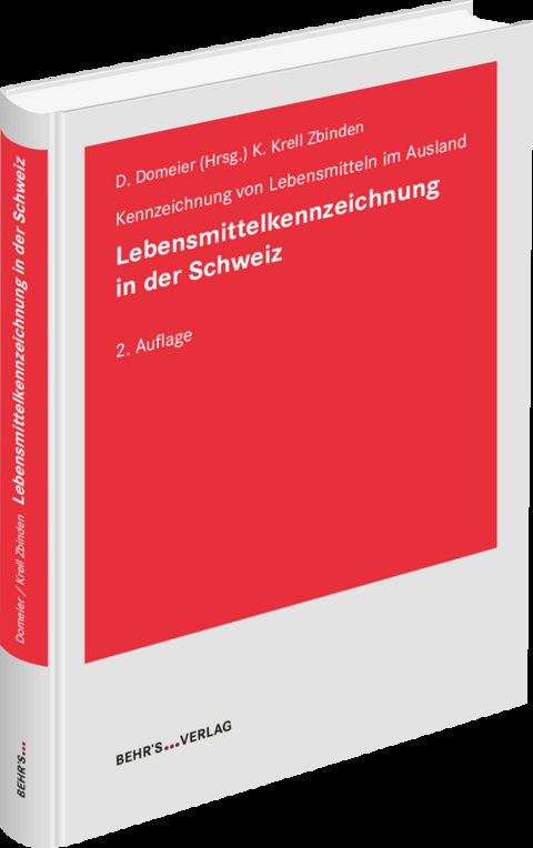 Lebensmittelkennzeichnung in der Schweiz - Karola Krell-Zbinden