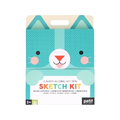 Carry-Along Kitten Sketch Kit -  Petit Collage