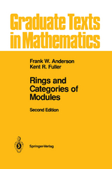 Rings and Categories of Modules - Frank W. Anderson, Kent R. Fuller