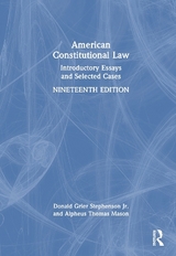 American Constitutional Law - Stephenson Jr., Donald Grier; Mason, Alpheus Thomas