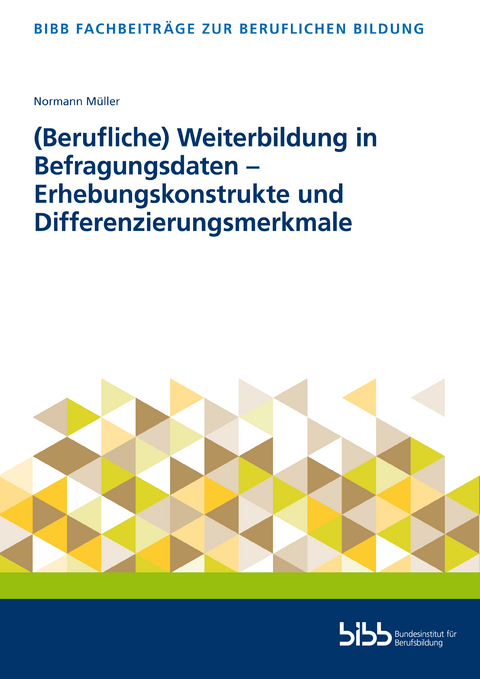 (Berufliche) Weiterbildung in Befragungsdaten – Erhebungskonstrukte und Differenzierungsmerkmale