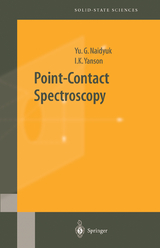 Point-Contact Spectroscopy - Yu.G. Naidyuk, I.K. Yanson