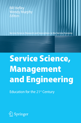 Service Science, Management and Engineering - 