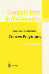 Convex Polytopes - Branko Grünbaum