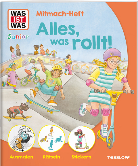 WAS IST WAS Junior Mitmach-Heft Alles, was rollt! - Lorena Lehnert