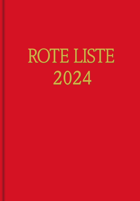 ROTE LISTE 2024 Buchausgabe Einzelausgabe