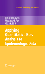 Applying Quantitative Bias Analysis to Epidemiologic Data - Timothy L. Lash, Matthew P. Fox, Aliza K. Fink