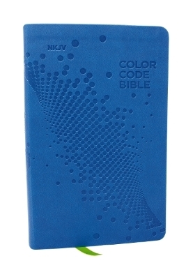 NKJV, Color Code Bible for Kids, Blue Leathersoft, Comfort Print - Thomas Nelson