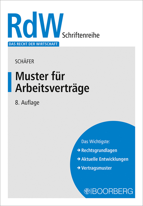 Muster für Arbeitsverträge - Gerd Schäfer