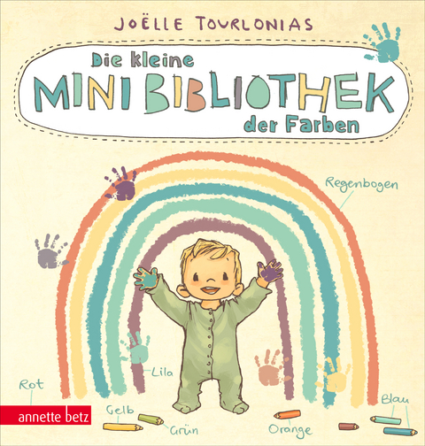 Die kleine Mini-Bibliothek der Farben - Ein Pappbilderbuch Farben-Lernen (Die Mini-Bibliothek der Wörter) - Joëlle Tourlonias