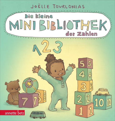 Die kleine Mini-Bibliothek der Zahlen - Ein Pappbilderbuch zum Zählenlernen (Die Mini-Bibliothek der Wörter) - Joëlle Tourlonias