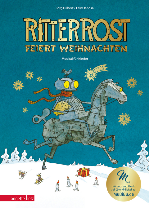 Ritter Rost 7: Ritter Rost feiert Weihnachten - Mit Goldfolie und weihnachtlicher Überraschung im Buch - Jörg Hilbert