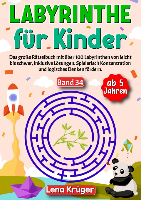 Labyrinthe für Kinder ab 5 Jahren - Band 34 - Lena Krüger