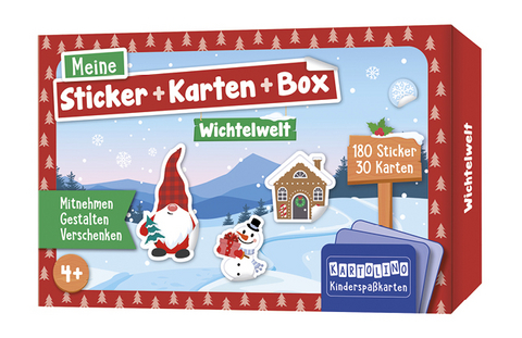 Meine Sticker + Karten + Box - Wichtelwelt