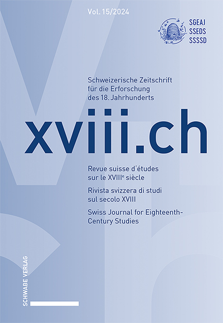 xviii.ch, Vol. 15/2024