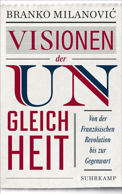 Visionen der Ungleichheit - Branko Milanović