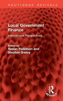 Local Government Finance - 