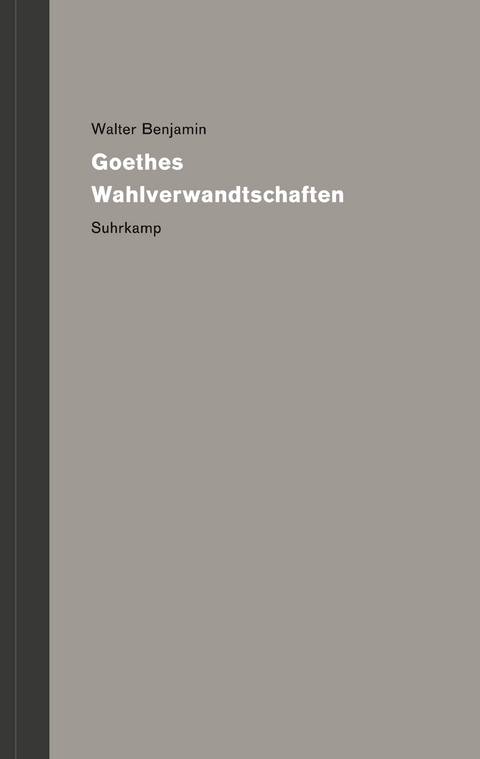 Werke und Nachlaß. Kritische Gesamtausgabe - Walter Benjamin