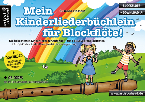 Mein Kinderliederbüchlein für Blockflöte! - Susanne Hossain