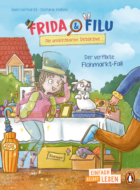 Penguin JUNIOR – Einfach selbst lesen: Frida und Filu – Die unsichtbaren Detektive - Der verflixte Flohmarkt-Fall - Sven Gerhardt