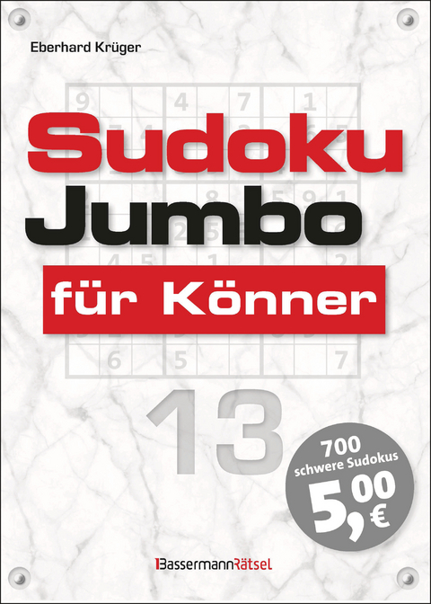 Sudokujumbo für Könner 13 - Eberhard Krüger