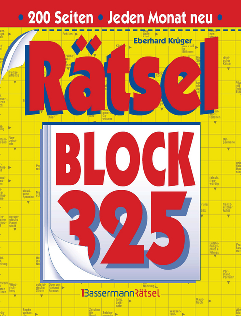 Rätselblock 325 - Eberhard Krüger