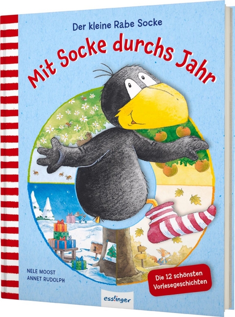 Der kleine Rabe Socke: Mit Socke durchs Jahr - Nele Moost