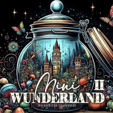 Mini Wunderland Malbuch für Erwachsene 2 - Monsoon Publishing, Musterstück Grafik