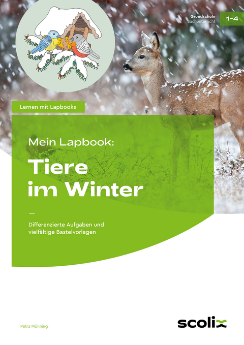 Mein Lapbook: Tiere im Winter - Petra Mönning