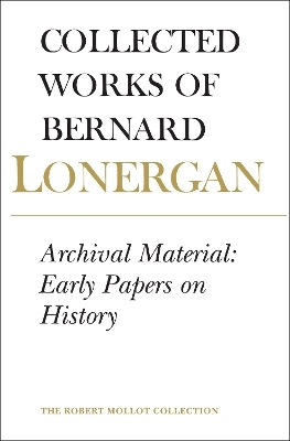 Archival Material -  Lonergan Research Institute