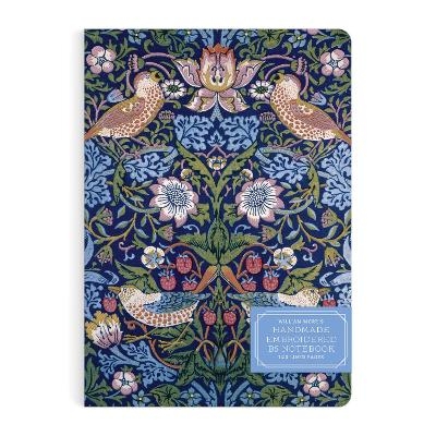 William Morris Strawberry Thief Handmade Embroidered B5 Journal -  Galison, William Morris