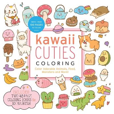 Kawaii Cuties Coloring Kit -  Editors of Chartwell Books