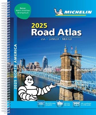 USA Canada Mexico - 2025 Road Atlas (A4-Spiral) - Michelin