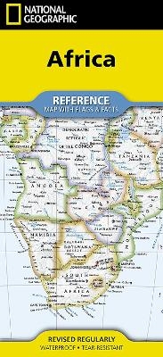 National Geographic Africa Map (Folded with Flags and Facts) -  National Geographic Maps