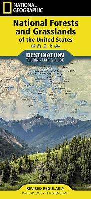 National Forests and Grasslands of the United States Map -  National Geographic Maps