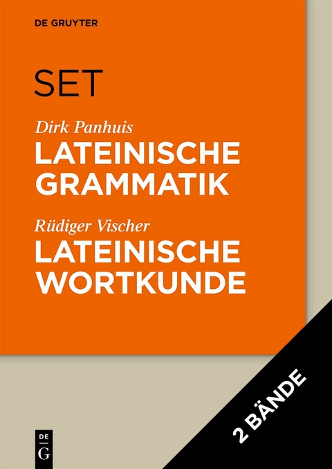 Set: Lateinische Grammatik (Panhuis) und Wortkunde (Vischer) - Dirk Panhuis, Rüdiger Vischer