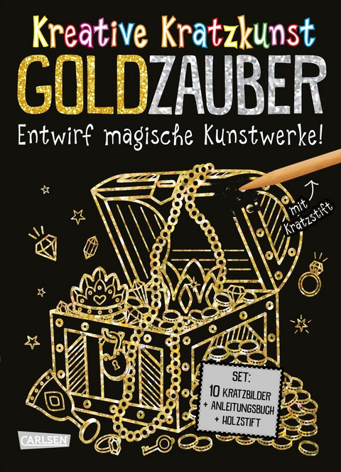 Kratzbilder für Kinder: Kreative Kratzkunst: Goldzauber - Anton Poitier