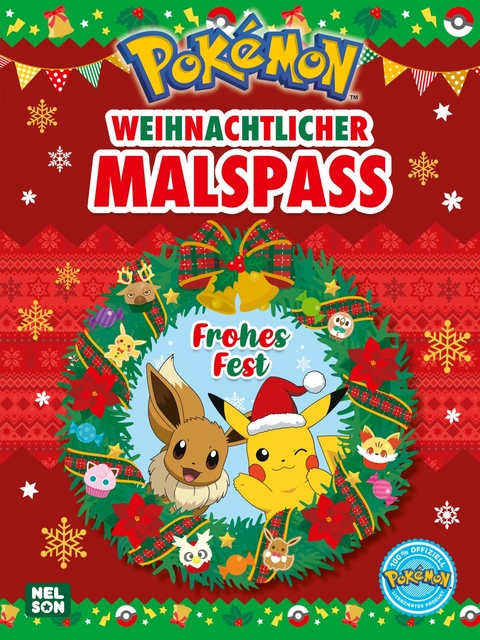 Pokémon Activity-Buch: Weihnachtlicher Malspaß