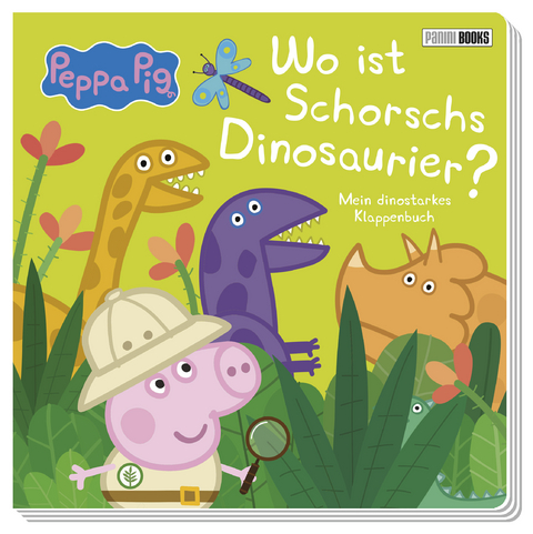 Peppa Pig: Wo ist Schorschs Dinosaurier? - Mein dinostarkes Klappenbuch -  Panini