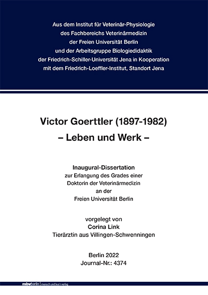 Victor Goerttler (1897-1982) – Leben und Werk - Corina Link