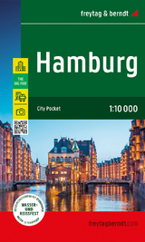 Hamburg, Stadtplan 1:10.000, freytag & berndt - 