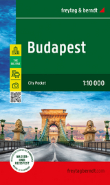 Budapest, Stadtplan 1:10.000, freytag & berndt - 