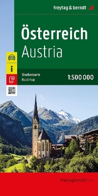 Österreich, Straßenkarte 1:500.000, freytag & berndt