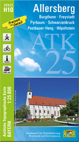 ATK25-H10 Allersberg (Amtliche Topographische Karte 1:25000) - 