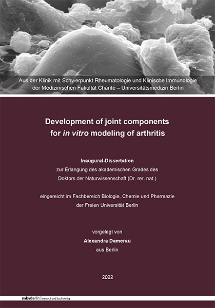 Development of joint components for in vitro modeling of arthritis - Alexandra Damerau