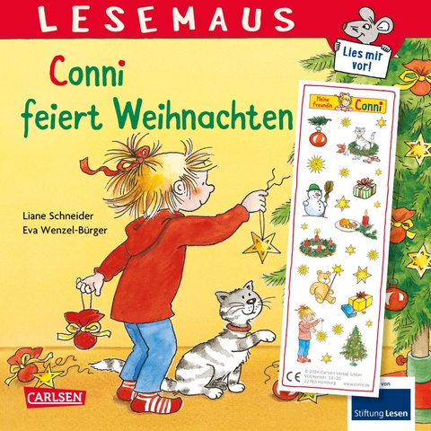 LESEMAUS 58: Conni feiert Weihnachten - Liane Schneider